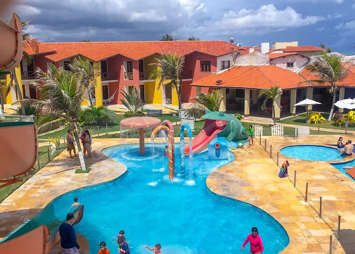 Jangadeiro Praia Hotel Resort - Parque Aquático e Pé na Areia Aquiraz