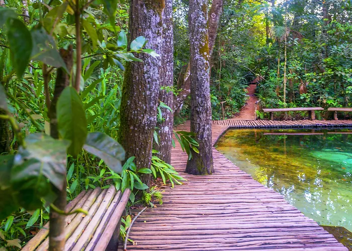 Hotel Fazenda Areia Que Canta Brotas com piscina