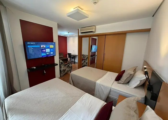 Flat Lindo Duplo Lado Park Ibirapuera Av Paulista Com Garagem 106 Aparthotel São Paulo