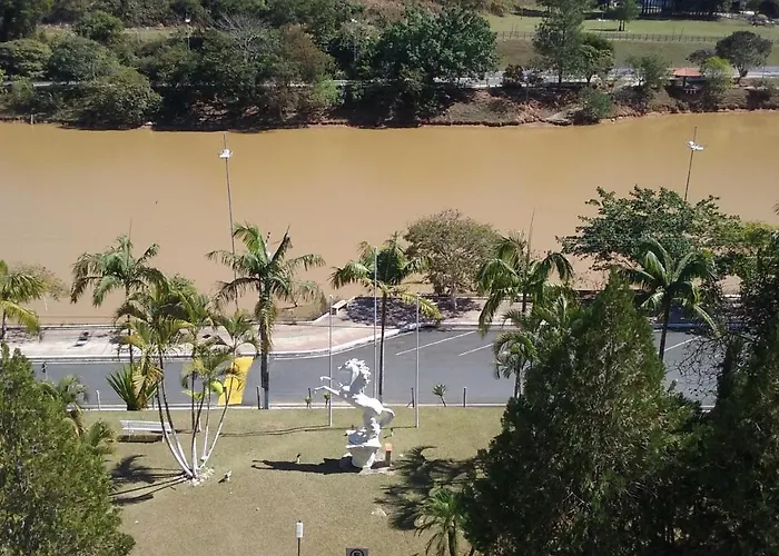Flat Moderno No Cavalinho Branco Com Piscina Aquecida Aparthotel Águas de Lindóia