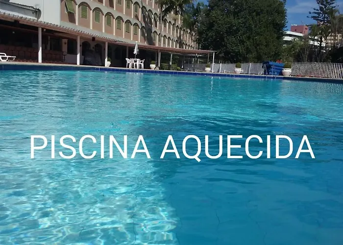 Flat No Apart-Hotel Cavalinho Branco Com Piscina Aquecida 1D8 Águas de Lindóia