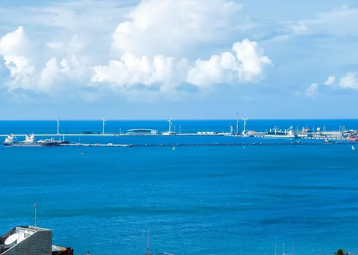 Belíssimo Apart Com Vista Mar Fortaleza  aceita animais de estimação