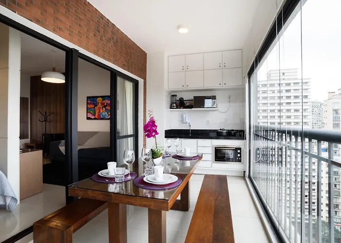 Linda Vista Do Centro De Sao Paulo Com Garagem E Internet 500Mb Apartamento